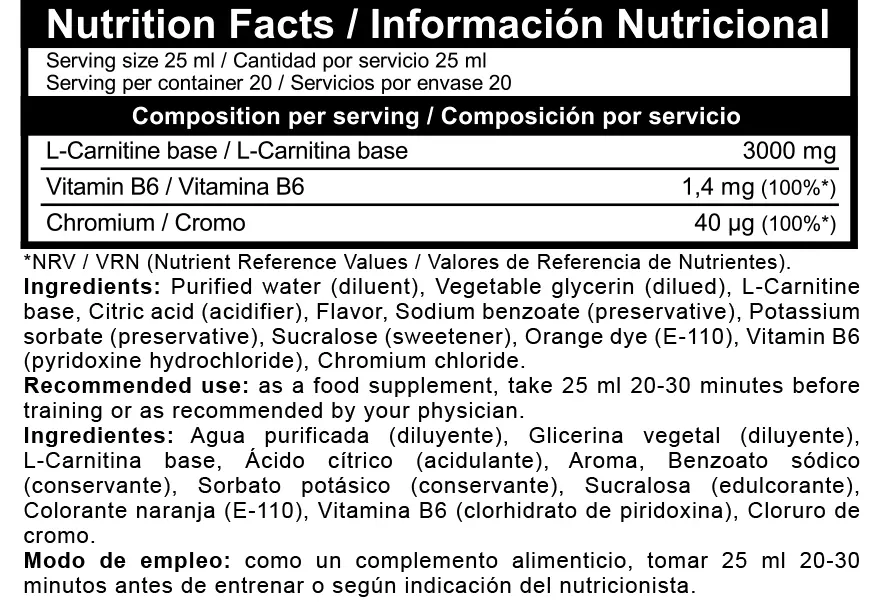 Tabela Nutri CARNI LIQUID 3000 500 ML.webp