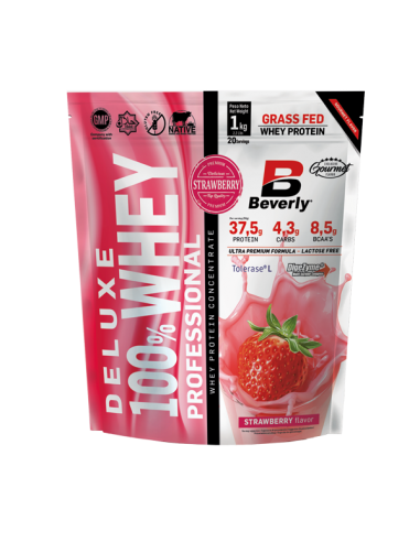 Deluxe 100% Whey Professional 1 kg Morango
