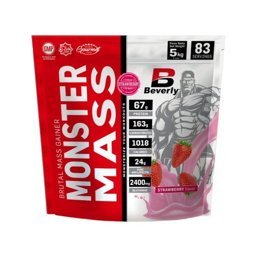Monster Mass 5kg Morango